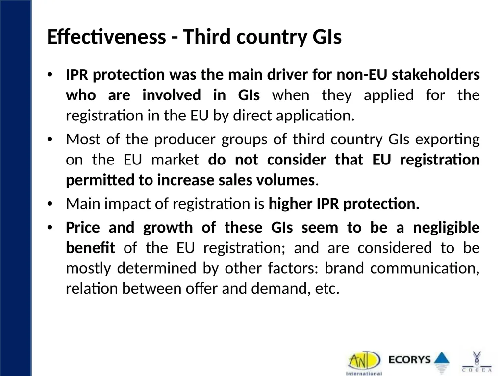 Evaluation support study on Geographical - slide 10 of 45