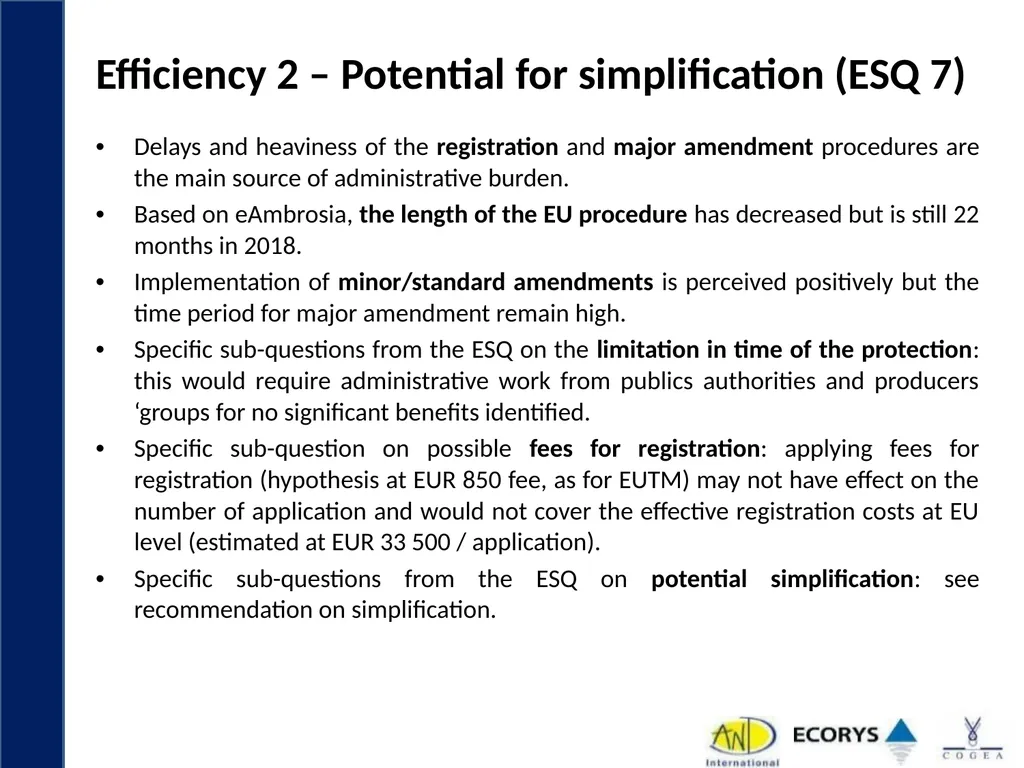 Evaluation support study on Geographical - slide 13 of 45