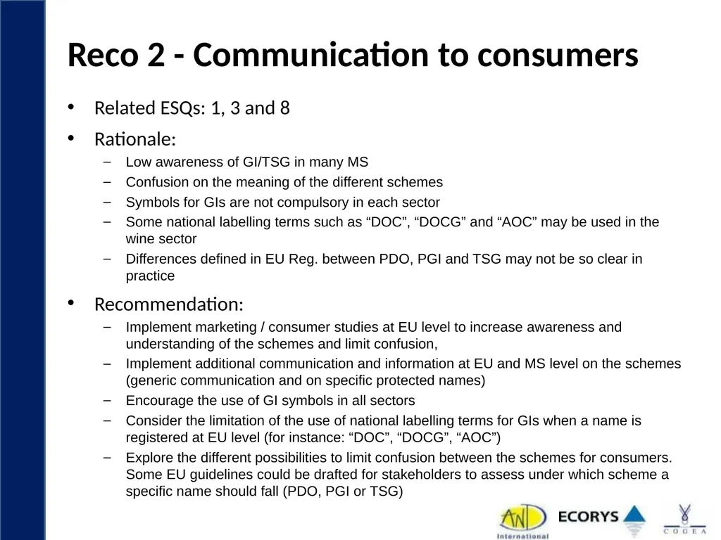 Evaluation support study on Geographical - slide 31 of 45