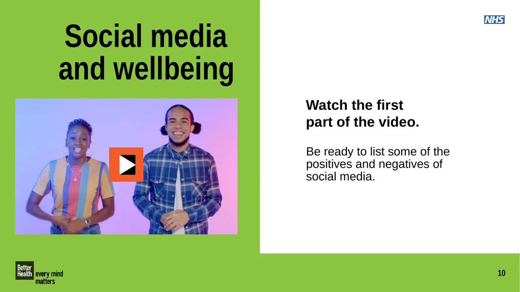 Social media Overview Pupils explore the meaning - slide 7 of 17