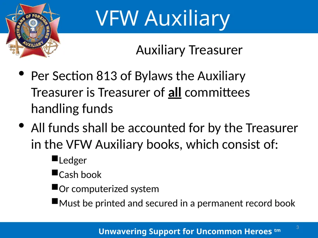 LOCAL AUXILIARY TRUSTEES TRAINING Auxiliary - slide 3 of 32