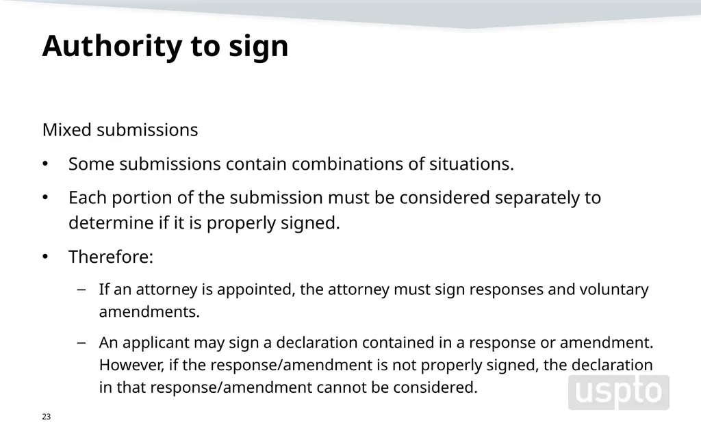 Representation, signatures, and ethical issues in - slide 23 of 42