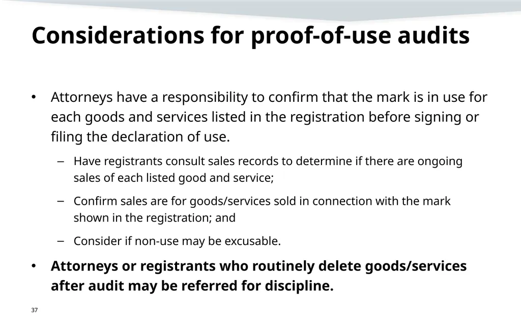 Representation, signatures, and ethical issues in - slide 37 of 42