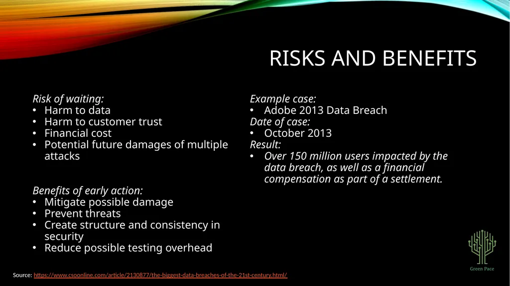 Green Pace Security Policy Presentation Developer: - slide 13 of 16