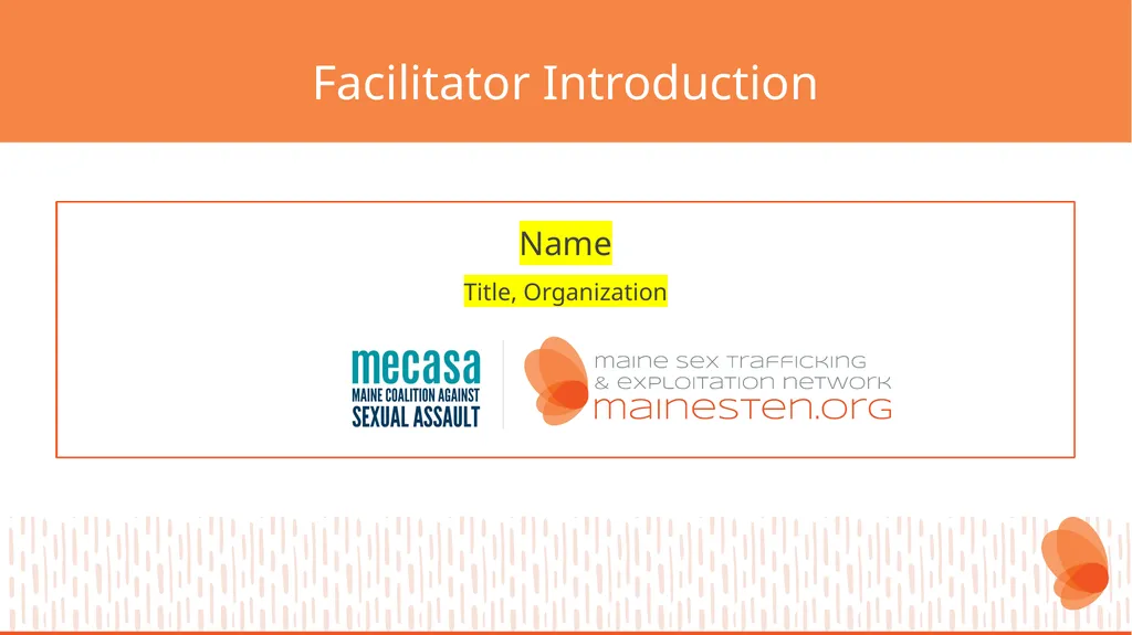 Human Trafficking Identification and Response in - slide 3 of 77