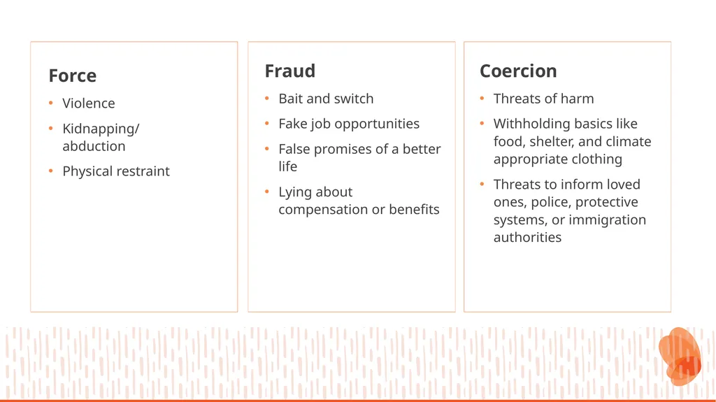 Human Trafficking Identification and Response in - slide 35 of 77
