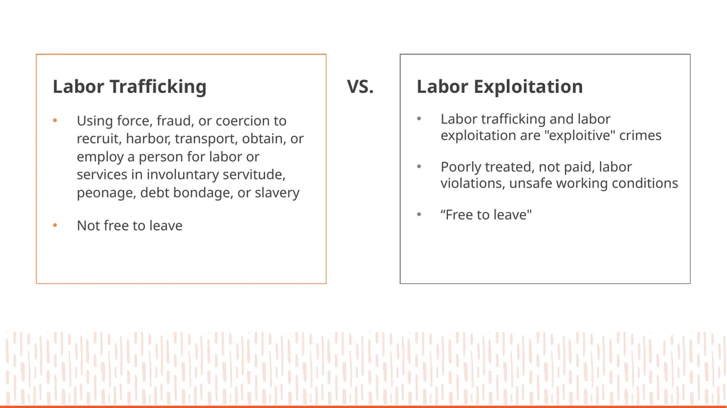 Human Trafficking Identification and Response in - slide 18 of 77