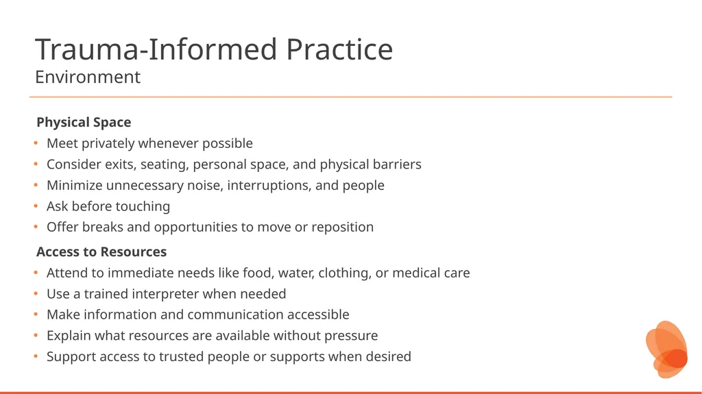 Human Trafficking Identification and Response in - slide 56 of 77