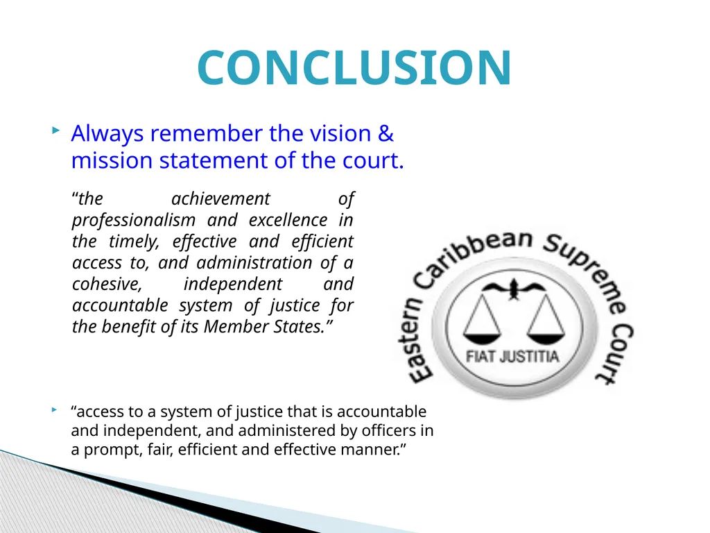Judgment Writing Presentation By The Hon. Dame - slide 43 of 45
