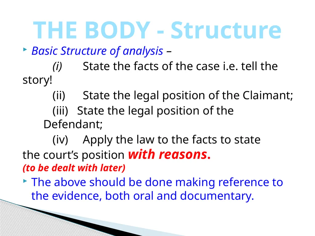Judgment Writing Presentation By The Hon. Dame - slide 15 of 45