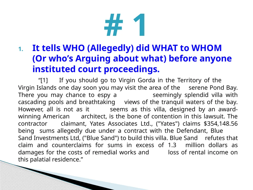 Judgment Writing Presentation By The Hon. Dame - slide 12 of 45