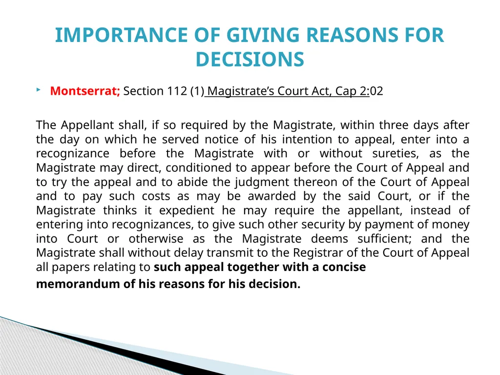 Judgment Writing Presentation By The Hon. Dame - slide 31 of 45