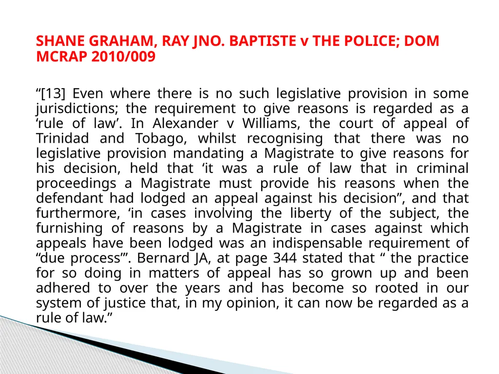 Judgment Writing Presentation By The Hon. Dame - slide 36 of 45