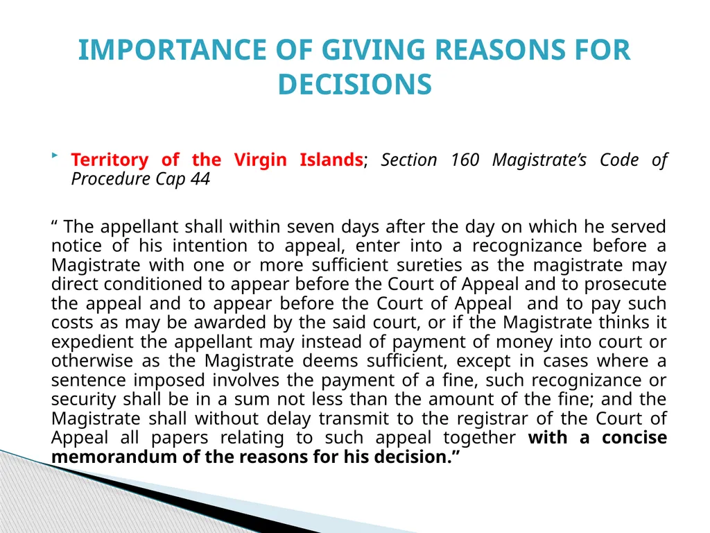 Judgment Writing Presentation By The Hon. Dame - slide 35 of 45