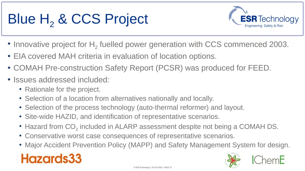 Assessment techniques for supporting ALARP - slide 15 of 19