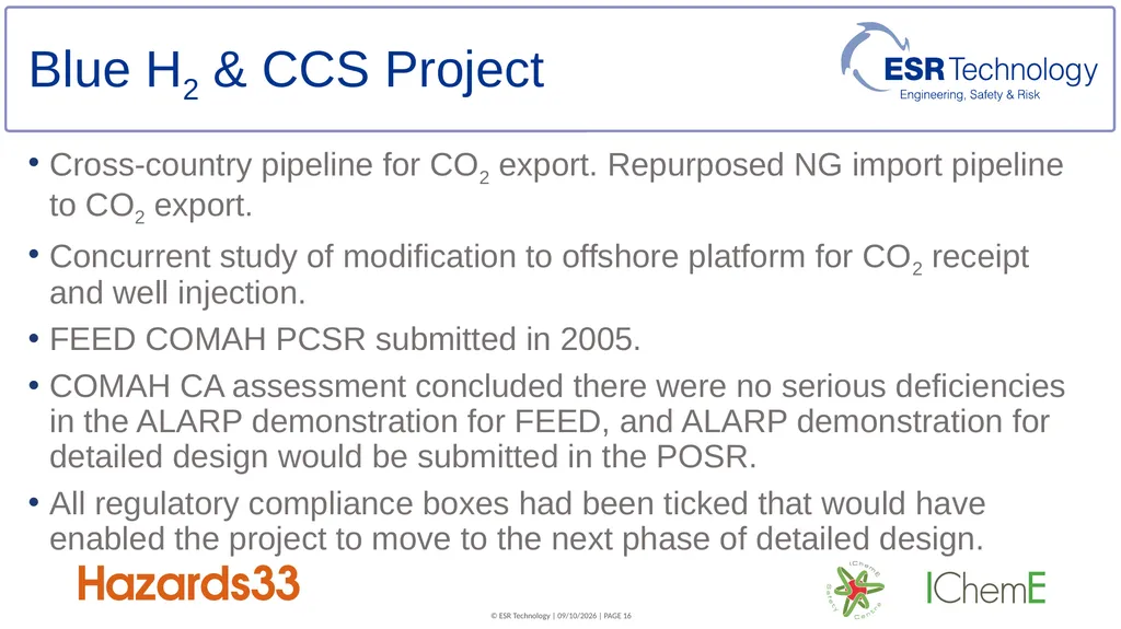 Assessment techniques for supporting ALARP - slide 16 of 19