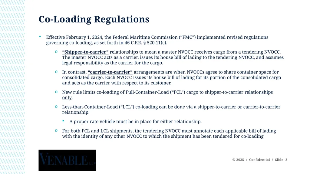 NCBFAA NVOCC Day 2025: Co-Loading – Key - slide 3 of 6