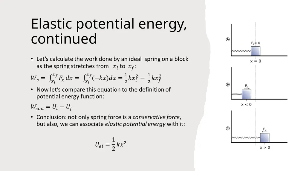 Potential Energy (Gravitational and Elastic) and - slide 9 of 15