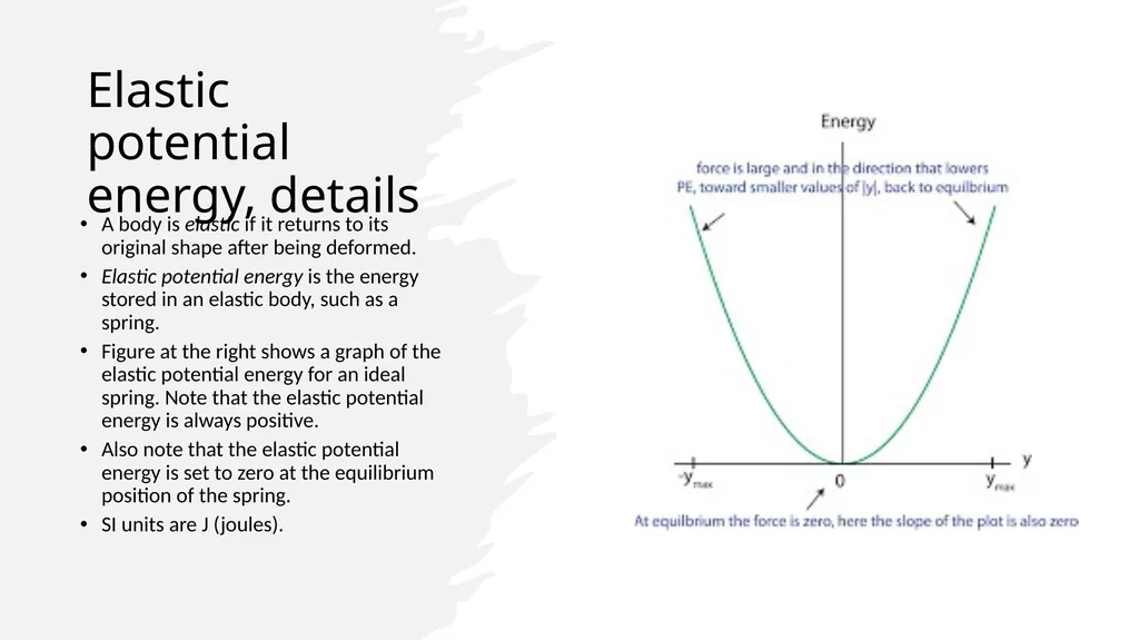 Potential Energy (Gravitational and Elastic) and - slide 10 of 15