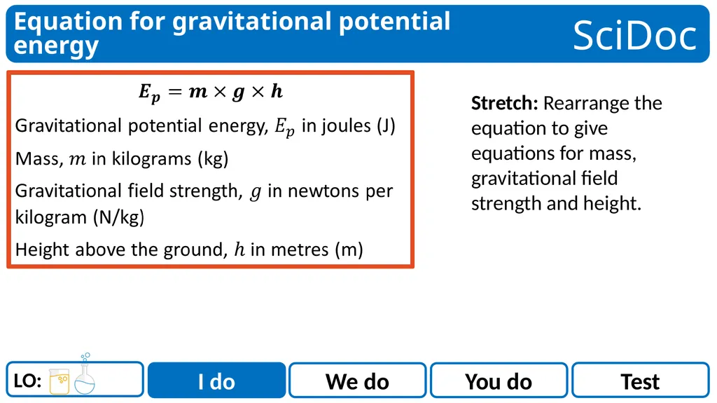 What type of objects store kinetic energy? A - slide 4 of 14