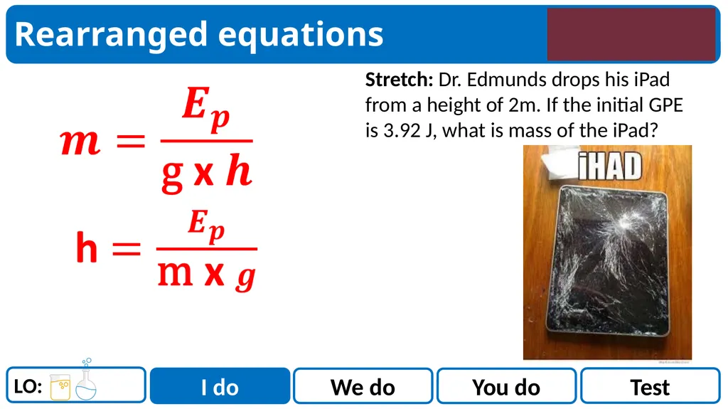 What type of objects store kinetic energy? A - slide 5 of 14