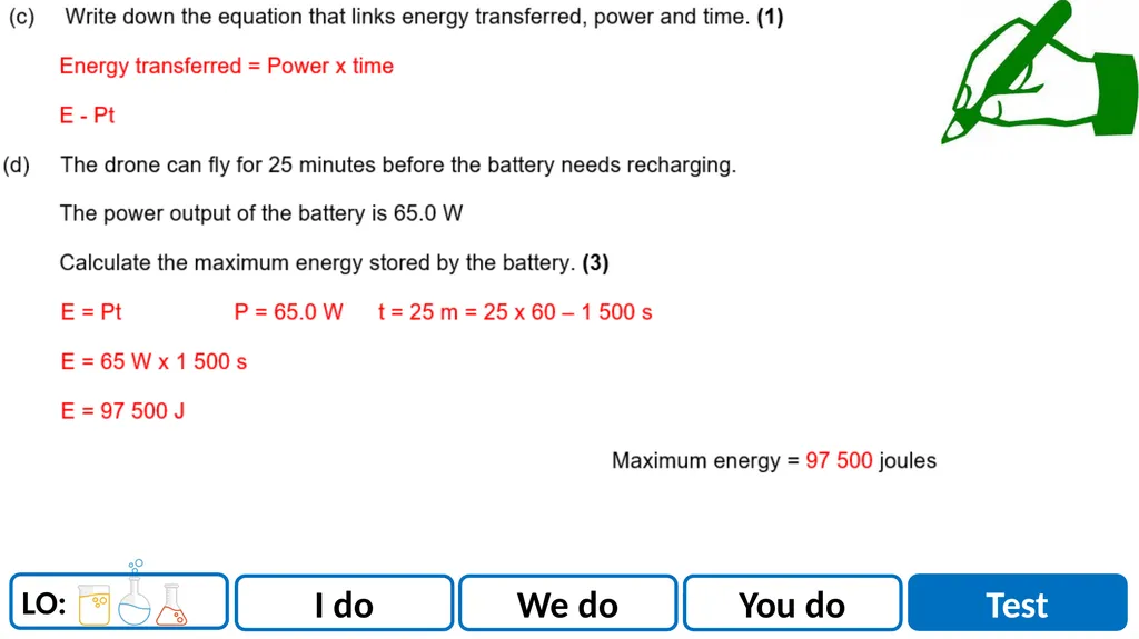 What type of objects store kinetic energy? A - slide 14 of 14