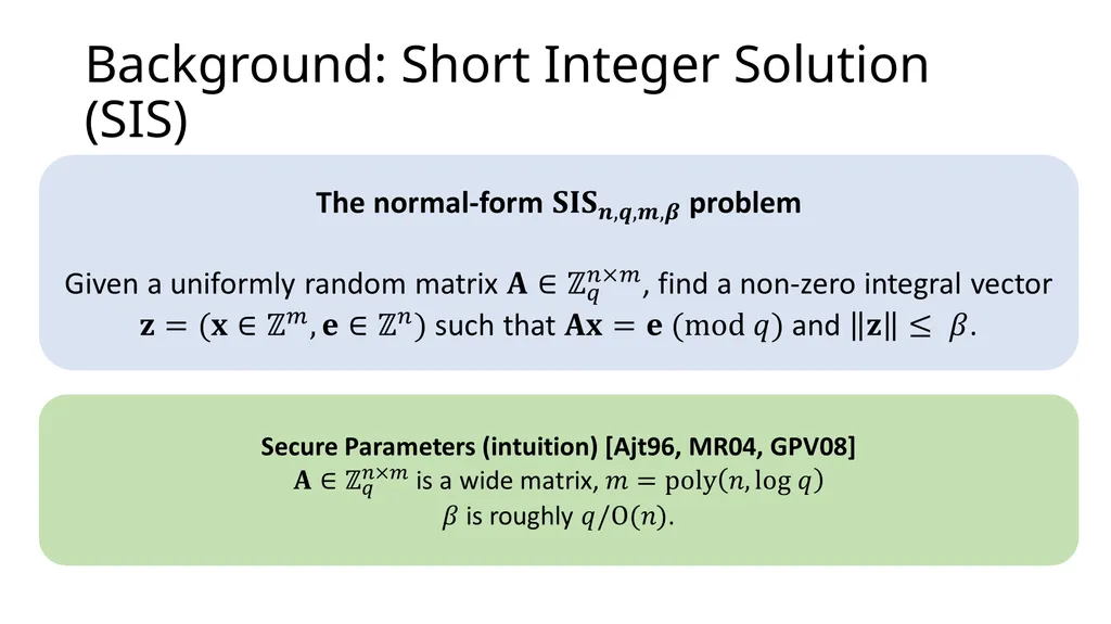 Functional Commitments for All Functions from SIS - slide 11 of 20