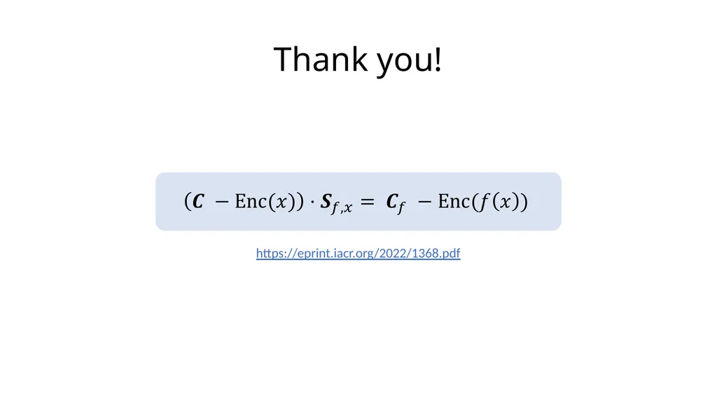 Functional Commitments for All Functions from SIS - slide 20 of 20