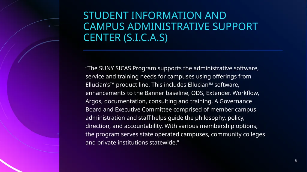 SUNY SICAS William Holmes The Power of - slide 5 of 11