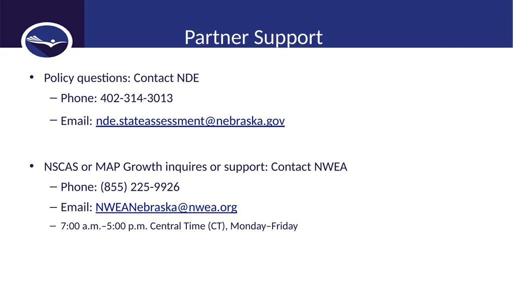 NSCAS Growth Fall/Winter 2024-2025 Test - slide 11 of 12