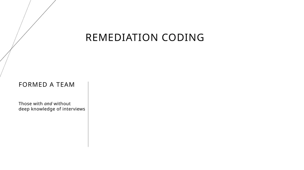 HARD TO SHARE DATA: SENSITIVE QUALITATIVE - slide 23 of 41