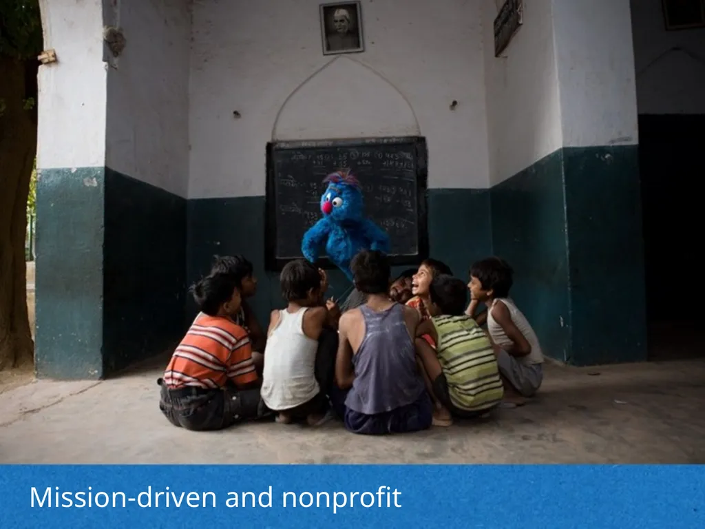 10 things about Sesame Street Mission-driven and - slide 2 of 11