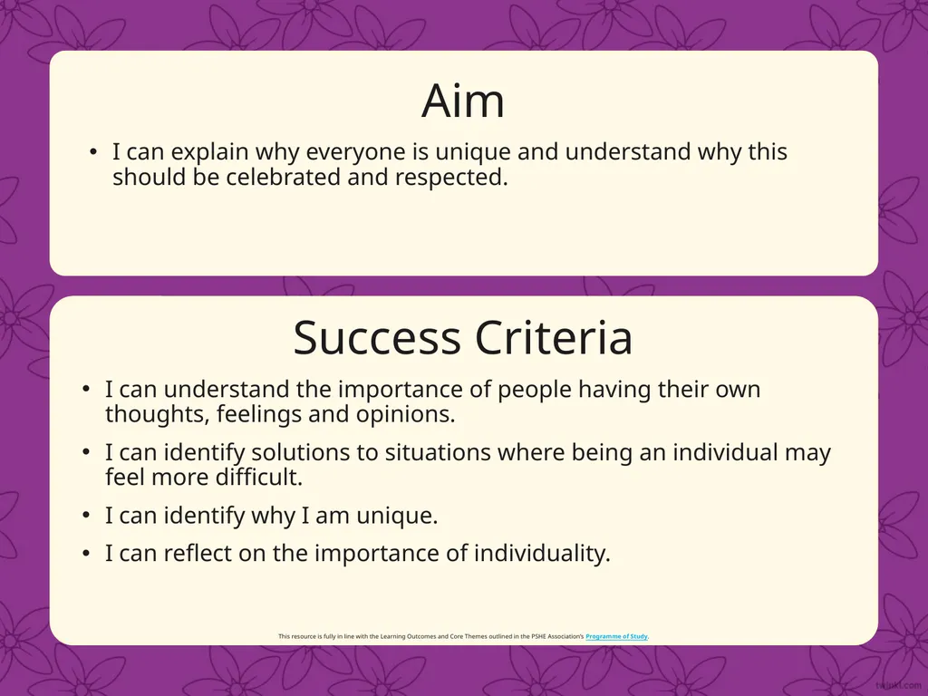 PSHE and Citizenship | Year 5 | Relationships | Be - slide 3 of 19