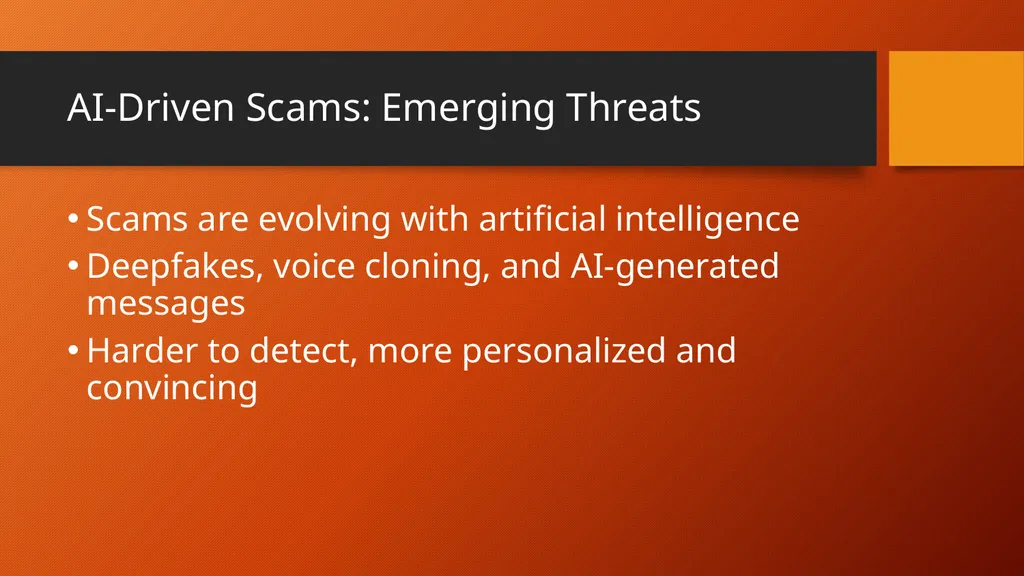Protecting Yourself from Scams How to Identify and - slide 30 of 43