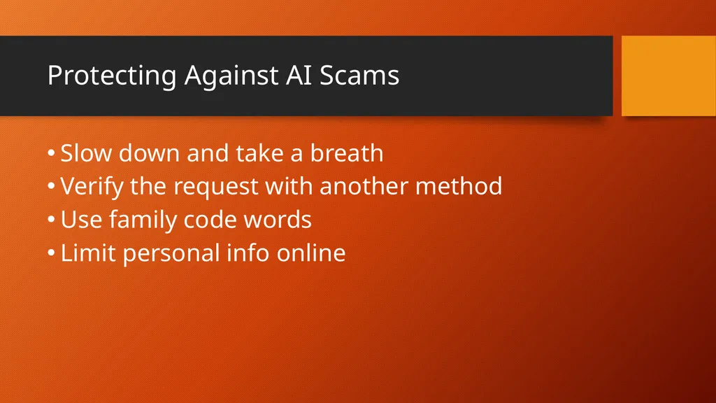 Protecting Yourself from Scams How to Identify and - slide 37 of 43