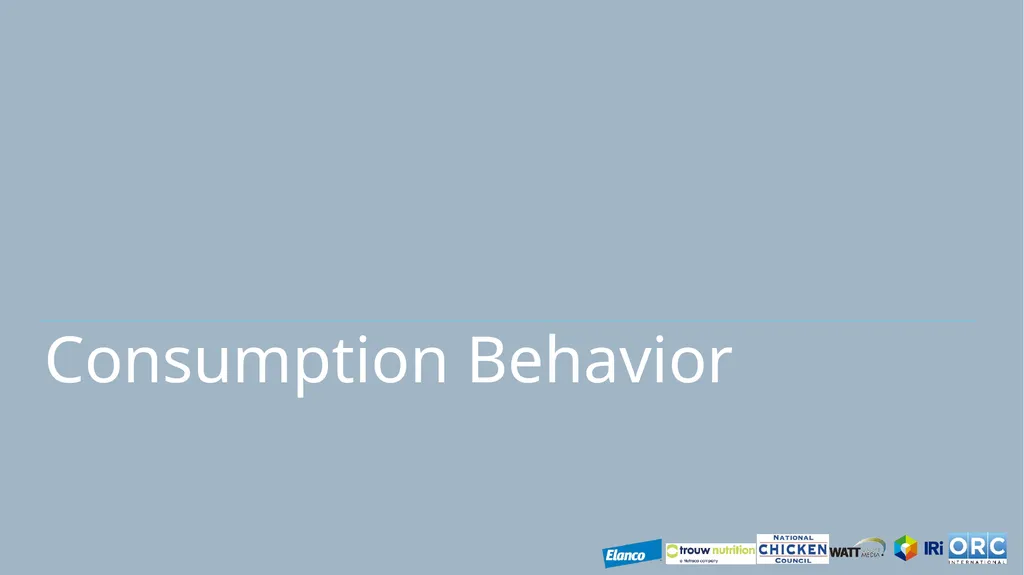 US Chicken Consumption Report CRM# US3003442 July - slide 7 of 27