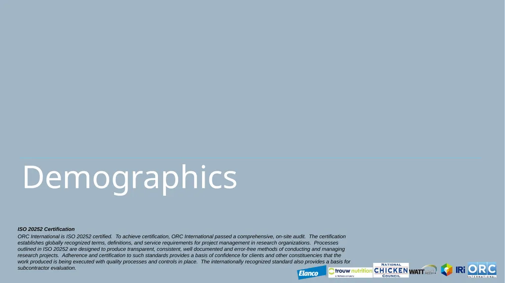 US Chicken Consumption Report CRM# US3003442 July - slide 24 of 27