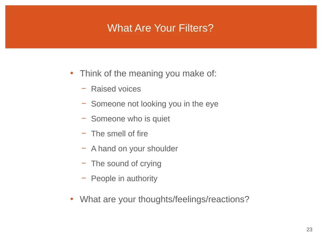 Session Two Behavior Makes Sense ARC Reflections 1 - slide 23 of 52