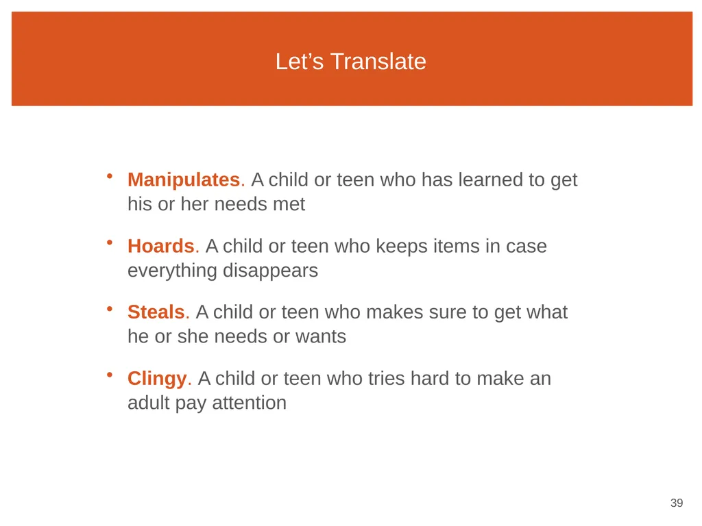 Session Two Behavior Makes Sense ARC Reflections 1 - slide 39 of 52