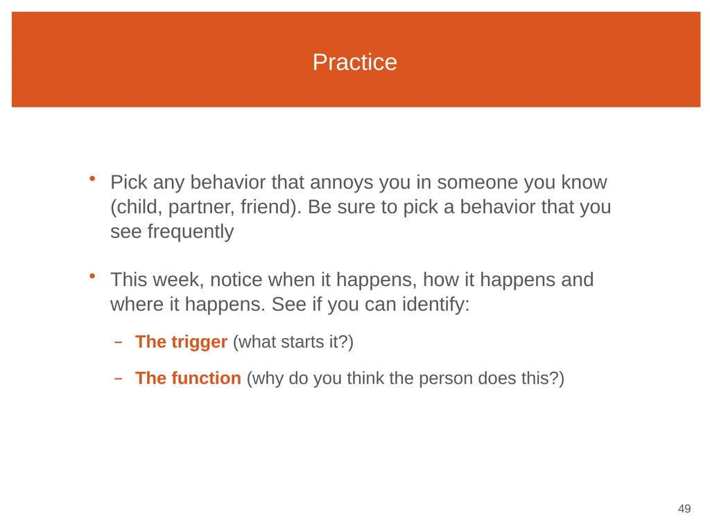 Session Two Behavior Makes Sense ARC Reflections 1 - slide 49 of 52