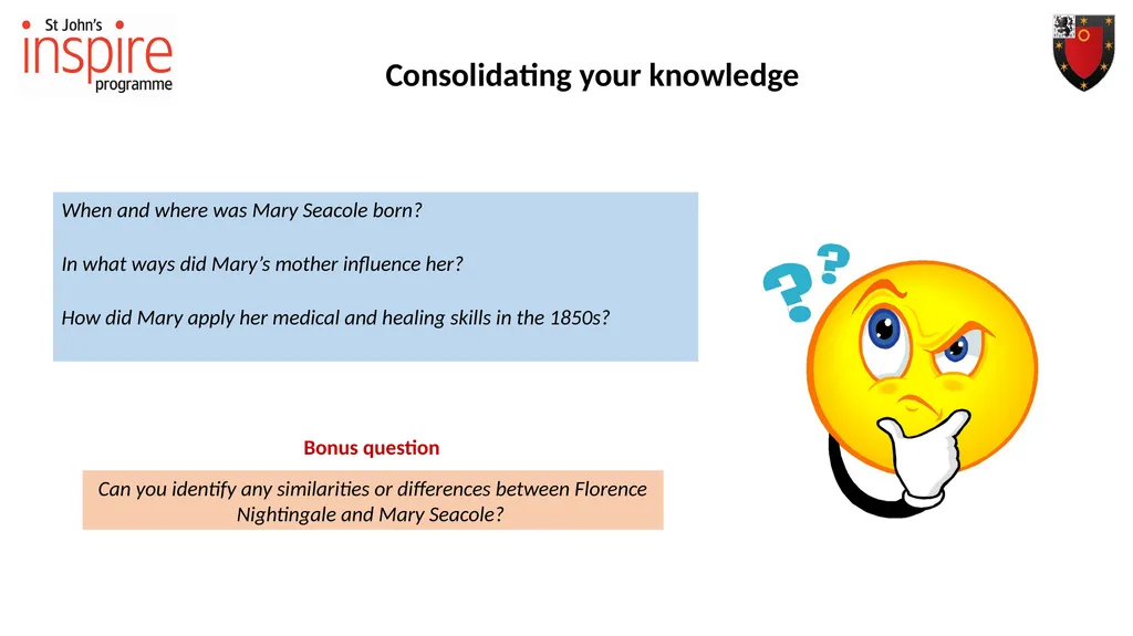 Workshop 2: Seacole Gender, War, and Nursing: - slide 4 of 14