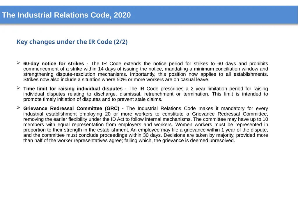 New Labour Codes Jan 2026 www.krayman.com - slide 22 of 26