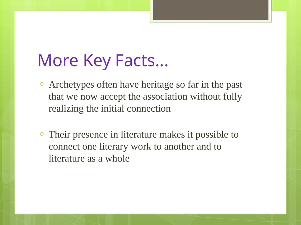 Archetypes Grade 10 Academic Ms. Casselman Revised - slide 9 of 25