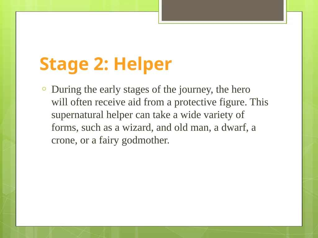 Archetypes Grade 10 Academic Ms. Casselman Revised - slide 12 of 25