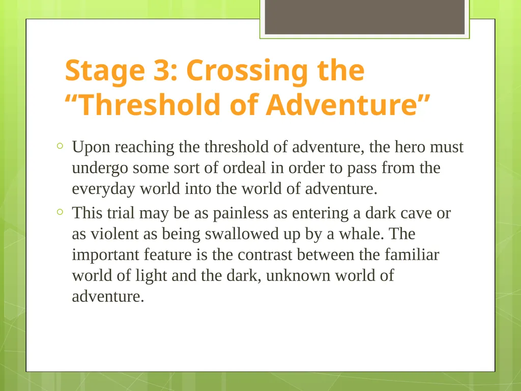 Archetypes Grade 10 Academic Ms. Casselman Revised - slide 13 of 25