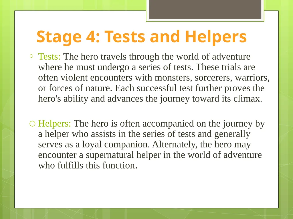 Archetypes Grade 10 Academic Ms. Casselman Revised - slide 14 of 25