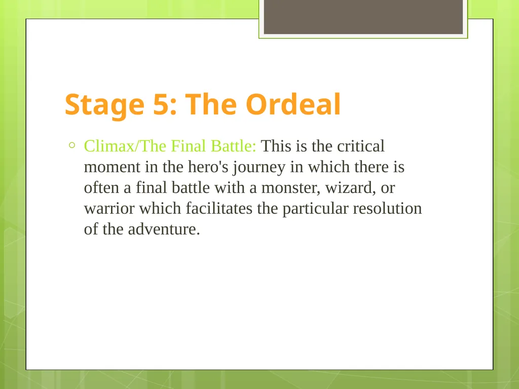Archetypes Grade 10 Academic Ms. Casselman Revised - slide 15 of 25