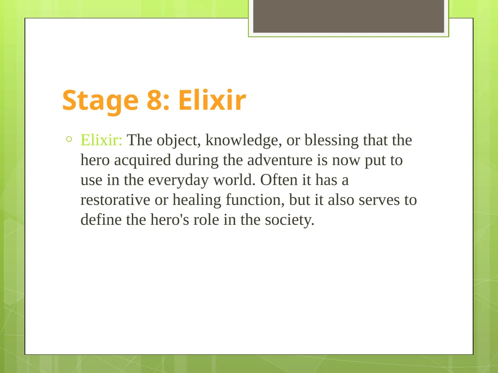 Archetypes Grade 10 Academic Ms. Casselman Revised - slide 18 of 25