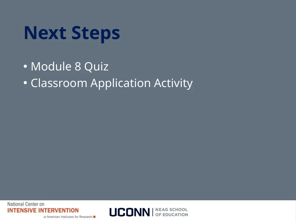 Module 8 Intensifying Behavioral Support Jennifer - slide 66 of 66