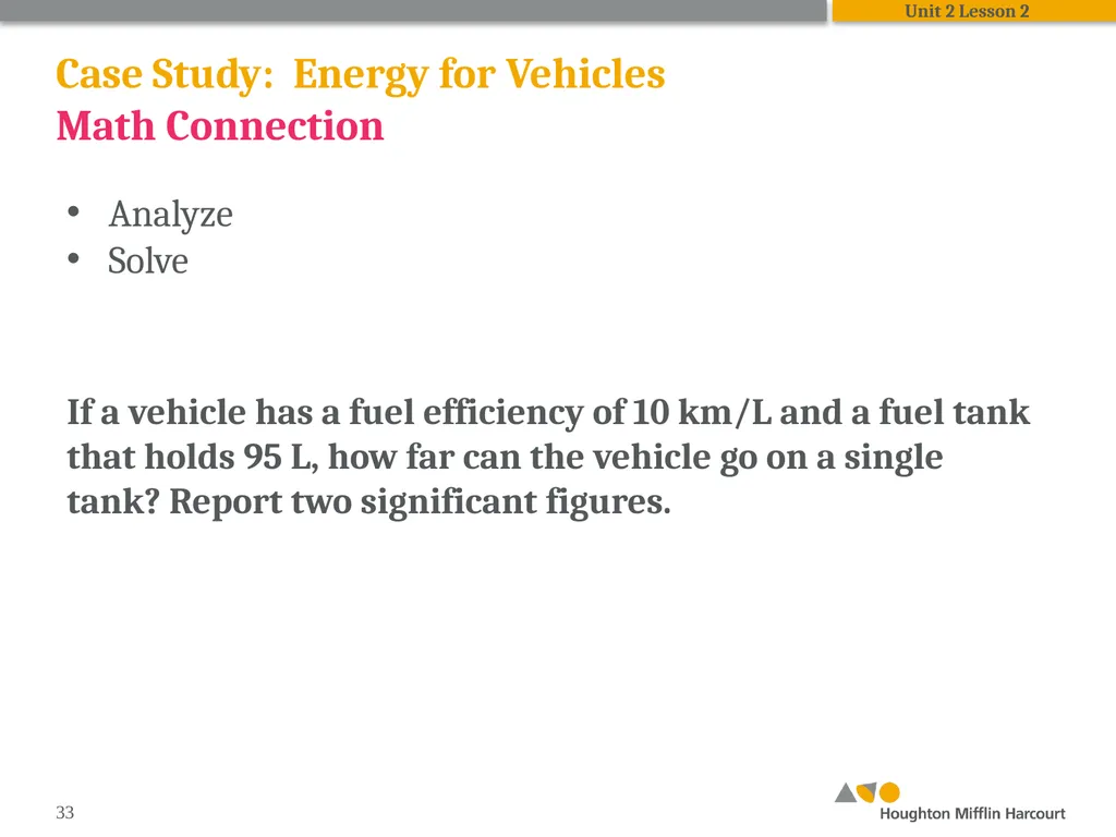 HMH Science Dimensions Physics Unit 2: Energy and - slide 33 of 37